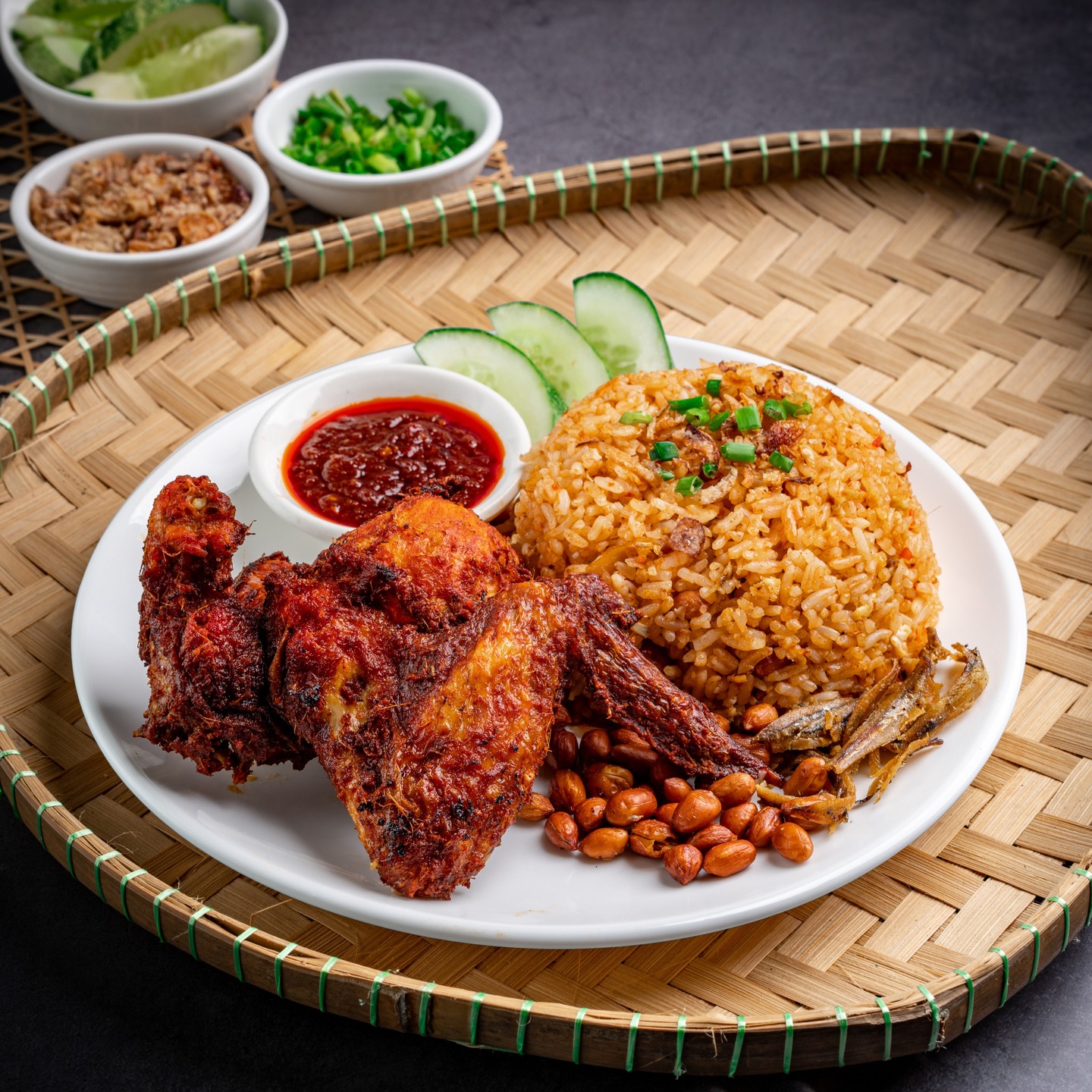 Nasi Lemak Goreng Basmathi Ayam Berempah