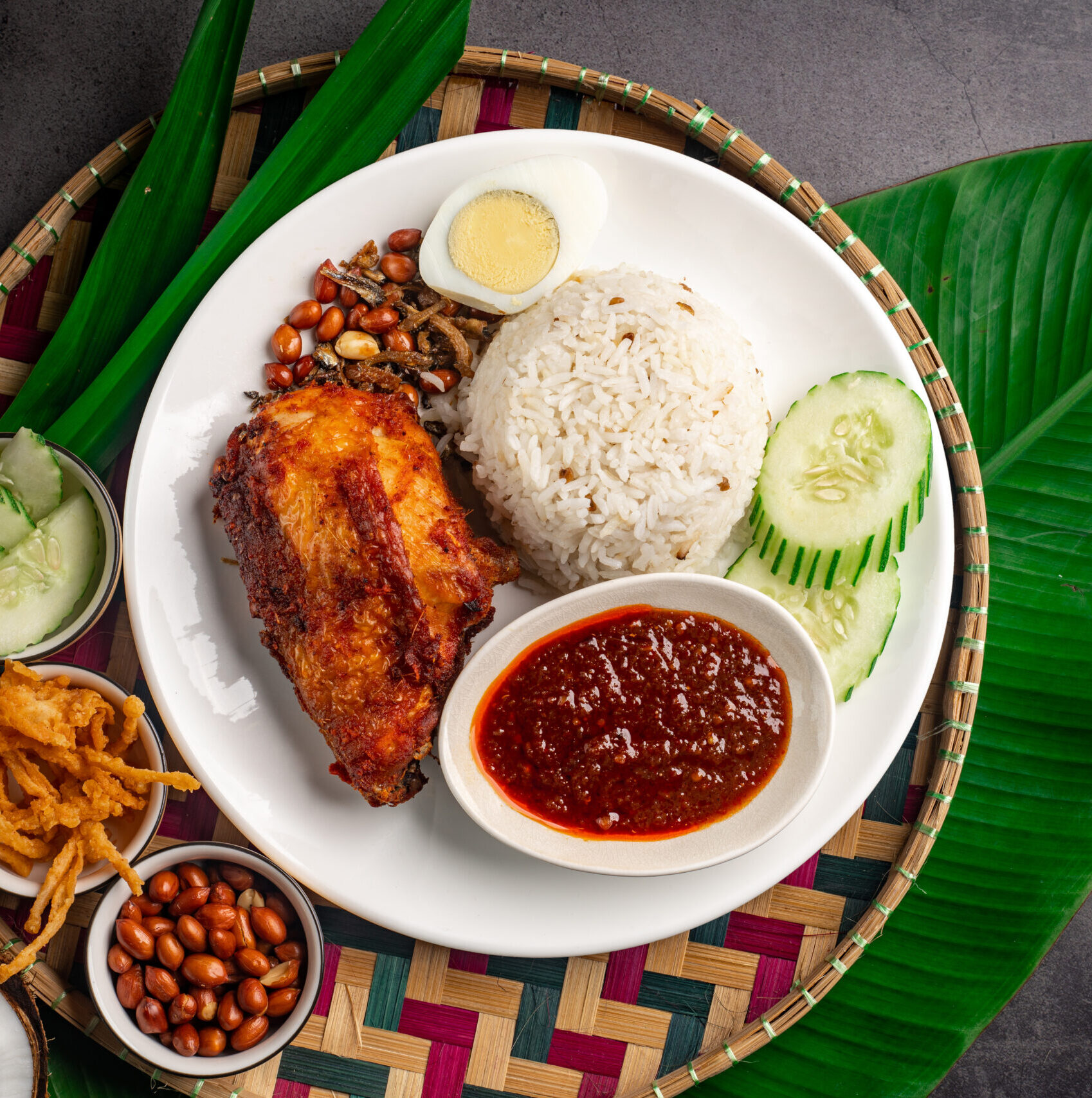 Nasi Lemak Ayam Berempah