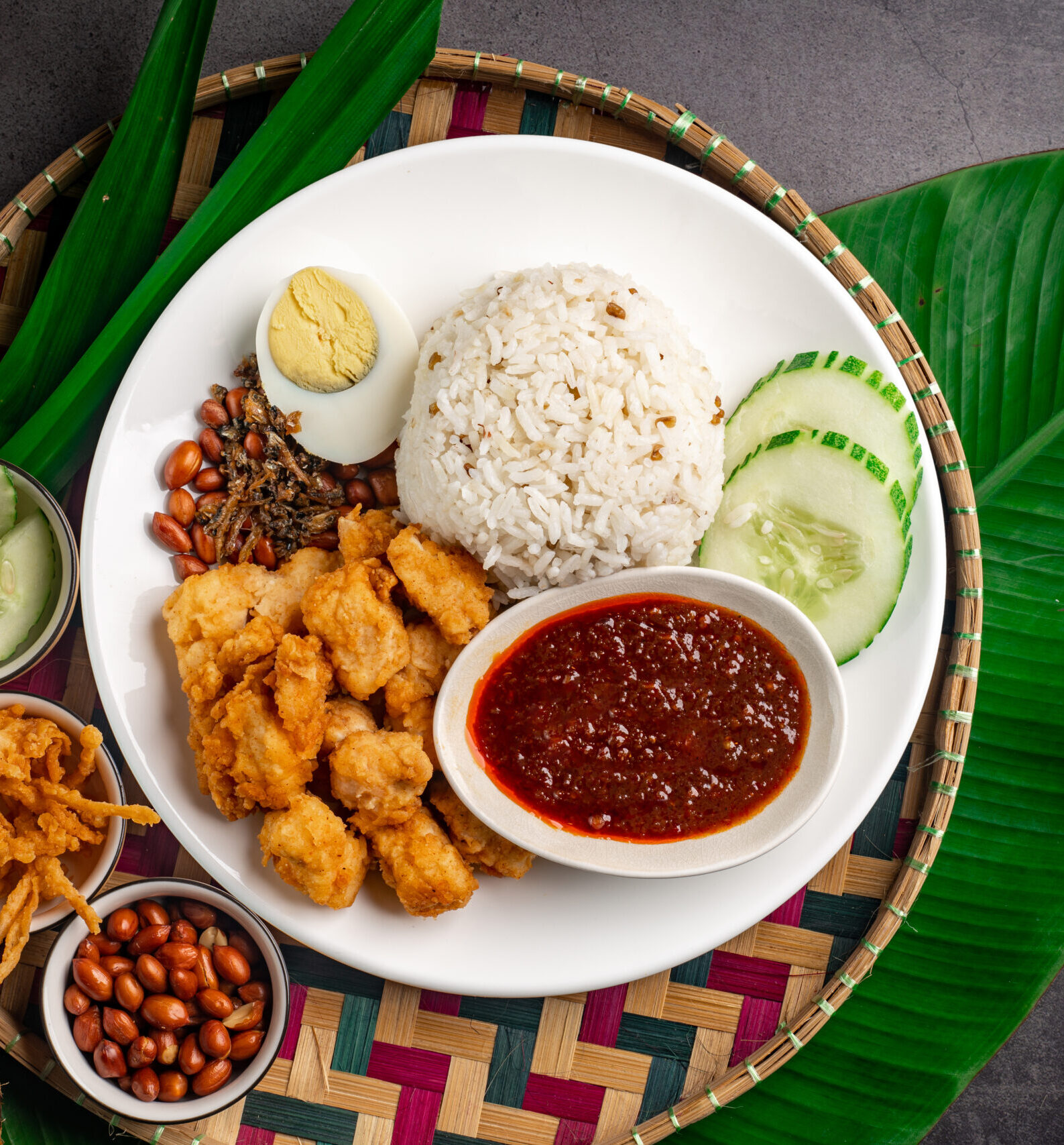Nasi Lemak Ayam Crispy