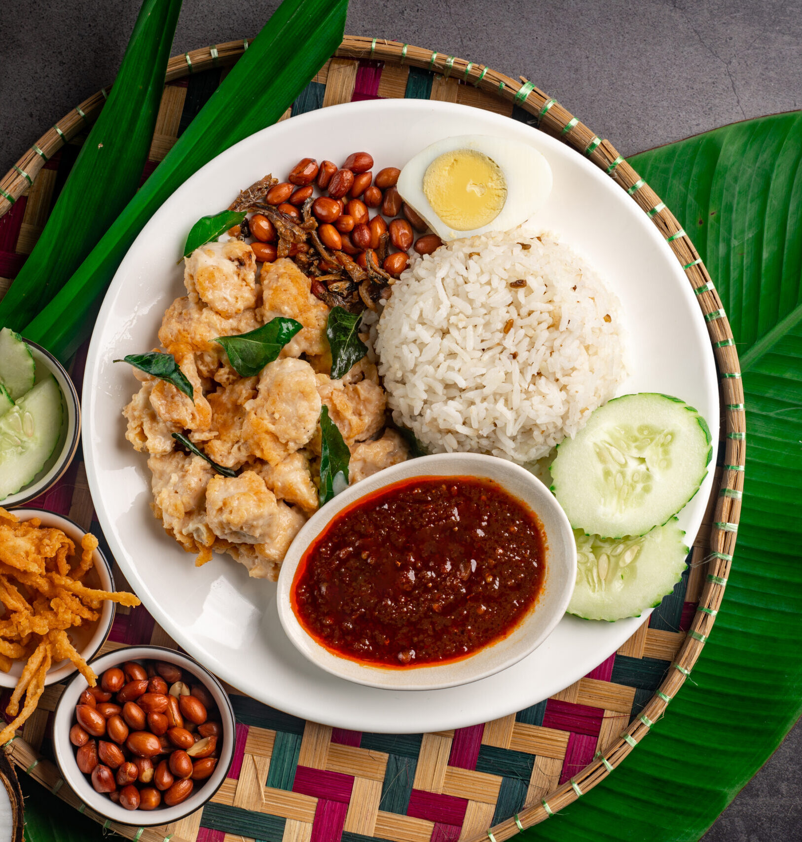 Nasi Lemak Ayam Buttermilk