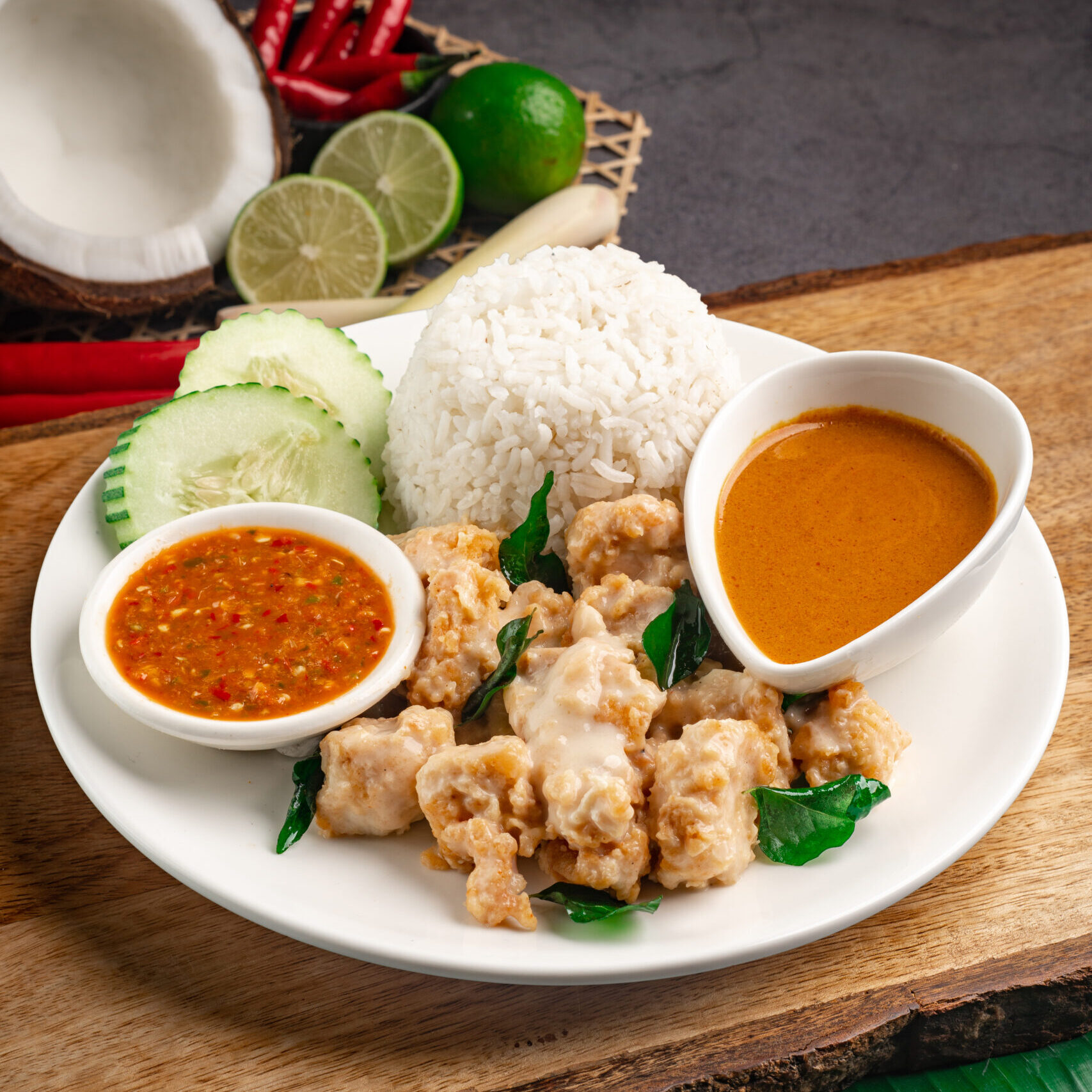 Nasi Kukus Ayam Buttermilk