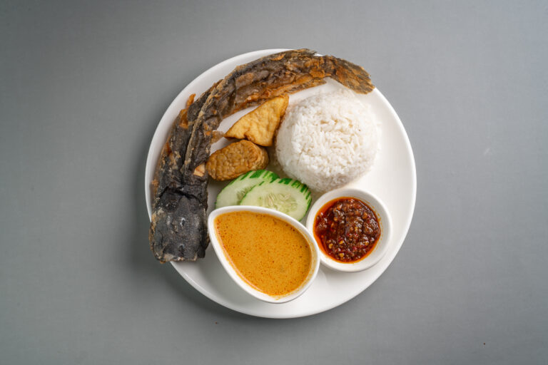 Nasi Basmathi Ikan Lele Penyet RM18